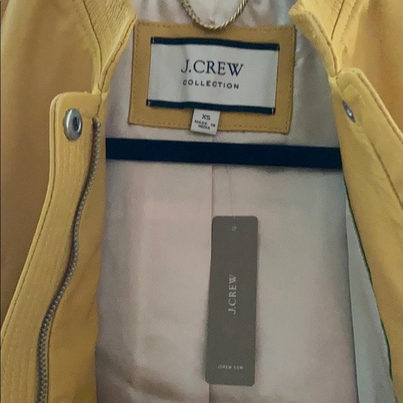 Yellow leather aviator jacket - Picture 4 of 4